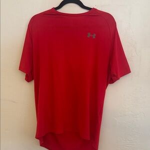 Under Armour Men's Vibrant Red Short Sleeve Tee